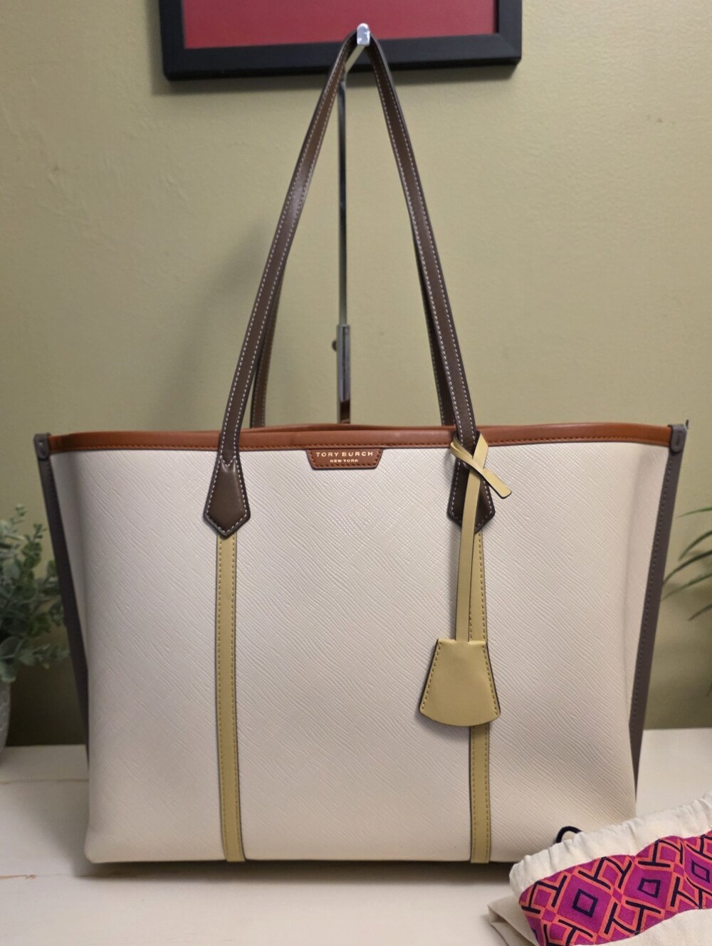 Tory Burch | Perry Colorblock Triple-Compartment Tote Bag